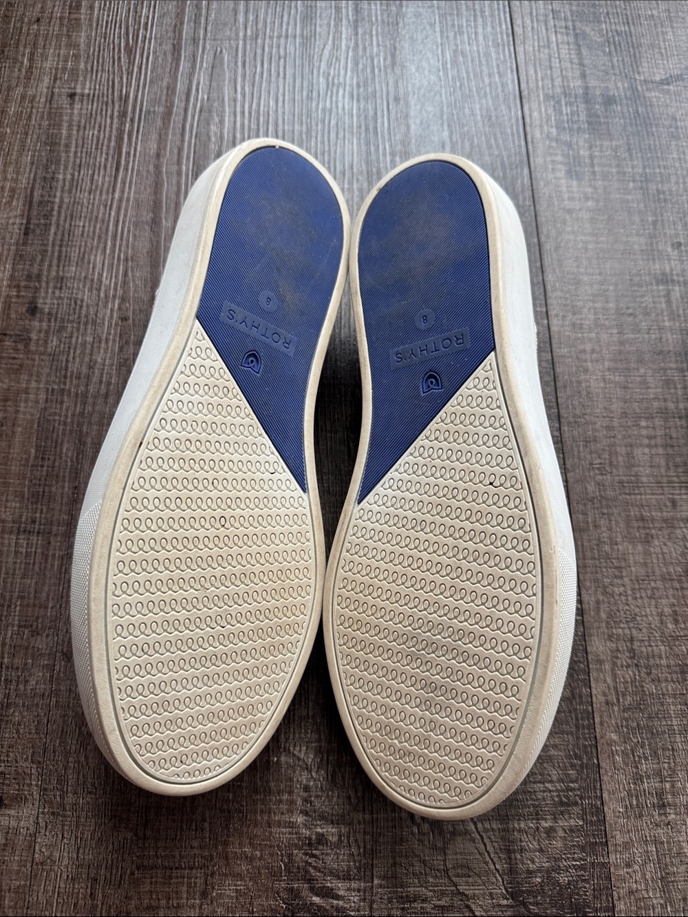 Rothy's White Slip-On Sneakers & Black Pointed Flats - Picture 10 of 11
